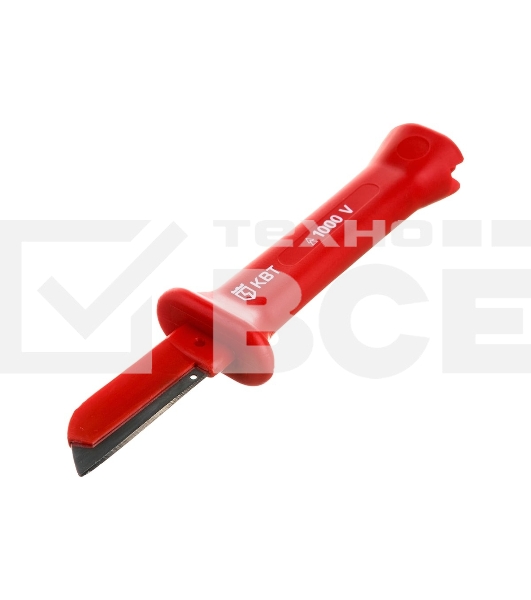 Нож монтерский диэлектрический НМИ-15 с частично изолированным прямым лезвием