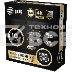 Кабель аудио-видео Cactus CS-HDMI-AOC-2-20 HDMI (m)/HDMI (m) 20м. позолоч.конт. черный, фото2