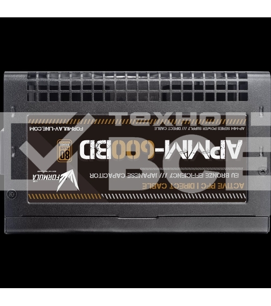 Блок питания Aerocool / Formula APMM-600BD, 600Вт, 80 PLUS Bronze, 120мм, черный