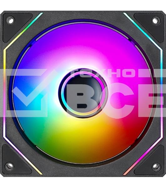 Вентилятор для корпуса Aerocool / Formula Floe 12BK ARPW ARGB черный, 120 мм, 1500 об/мин, 26.8 дБ, 4 pin