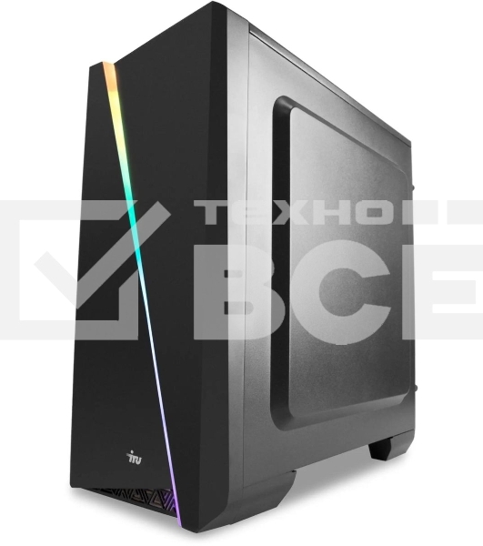Компьютер IRU Game 320A5GE MT Ryzen 5 5500 (3.6) 16Gb SSD512Gb RTX3050 8Gb Free DOS GbitEth 650W черный (2000629)