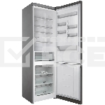 Холодильник Hotpoint HT 6200 S серебристый двухкамерный 240/83л морозилка снизу, No Frost, фото2