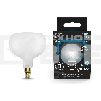 Лампа cветодиодная Gauss Filament А190 10W 890lm 4100К Е27 milky диммируемая LED, фото 1