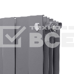Радиатор биметаллический Royal Thermo PianoForte 500 серебристый - 8 секц., фото3