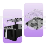 Аэрогриль Kitfort КТ-2256 2850Вт черный/серебристый, фото3