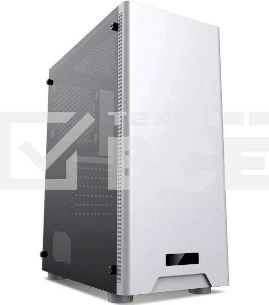 Компьютерный корпус Aerocool/Formula CL-3301W TG белый без БП ATX 1x120мм 2xUSB 2.0 1xUSB 3.0 audio bott PSU