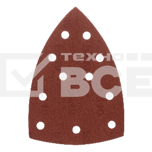 Треугольник абразивный Denzel на ворc. подложке под 