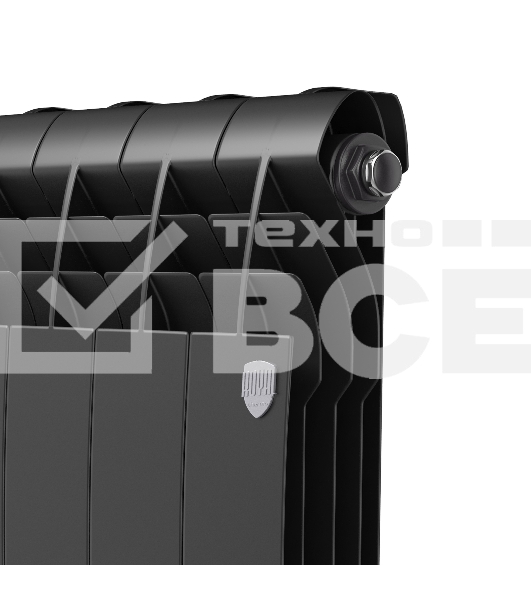 Радиатор Royal Thermo BiLiner 350 Noir Sable VR80 - 6 секц.