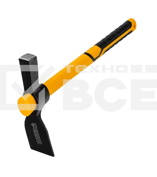 Кирка-молоток Denzel 650 г, фибергласовая обрезиненная рукоятка 385 мм