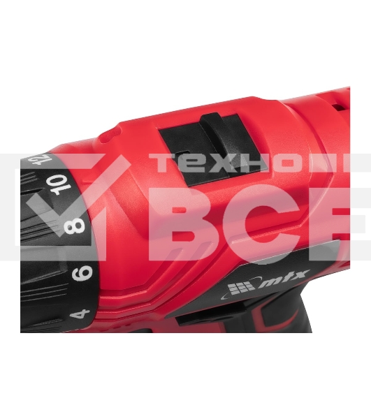 Дрель-шуруповерт аккумуляторная MTX MCDL-12-02, Аккумуляторная, 12В, 2 АКБ, Кейс