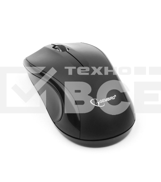 Мышь беспроводная Gembird MUSW-320 черный, 1000 dpi, радиоканал, USB, кнопки - 3