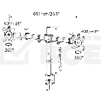 Кронштейн для мониторов Cactus CS-VM-D29-BK черный 13