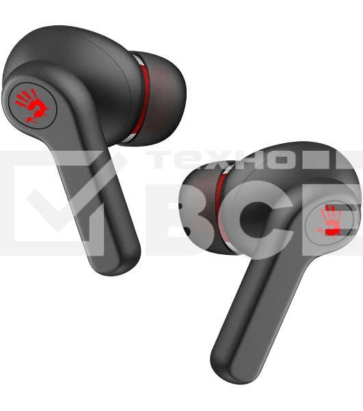 Гарнитура вкладыши A4Tech Bloody M30 черный/красный BT
