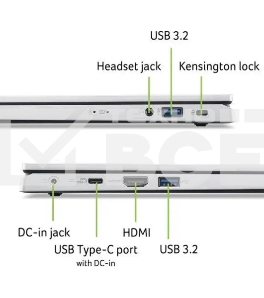 Ноутбук Acer Extensa 15 EX215-34-3117 Core i3 N305 8Gb SSD256Gb Intel UHD Graphics 15.6