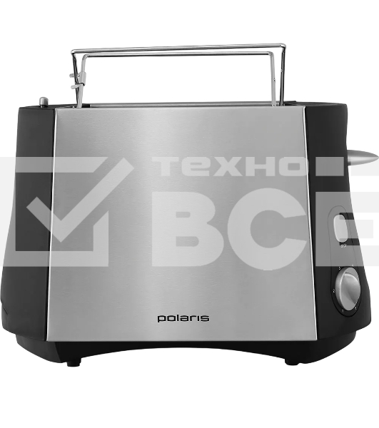 Тостер Polaris PET-0812A черный матовый