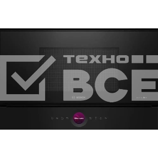 Микроволновая печь встраиваемая Bosch BFL9221B1 черный, 21 л, 900 Вт, переключатели - сенсор/поворотный механизм