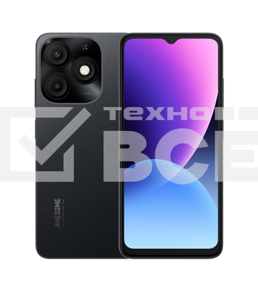 Смартфон Itel A667LP A50 3/64Gb, черный