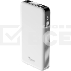 Портативный аккумулятор Cactus CS-PBFSPA-10000 10000mAh 22.5W 4.5A 2xUSB-C белый, фото 1