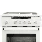 Плита электрическая De Luxe 506004.13ЭС белый, конфорок 4 электрических (стеклокерамика), духовка 60 л, 50 см x 87 см x 60 см, фото3