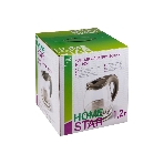 Чайник электрический Homestar HS-1052 1,2 л, стекло/пластик черный, фото2