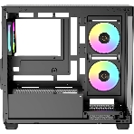 Компьютерный корпус Ocypus Gaммa C52 BK ARGB mATX/win/black/3 ARGB fans/no PSU/Tempered Glass, фото4