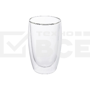 Стакан LEONORD AROMA, объем: 450 мл с двойными стенками из боросиликатного стекла (106479)