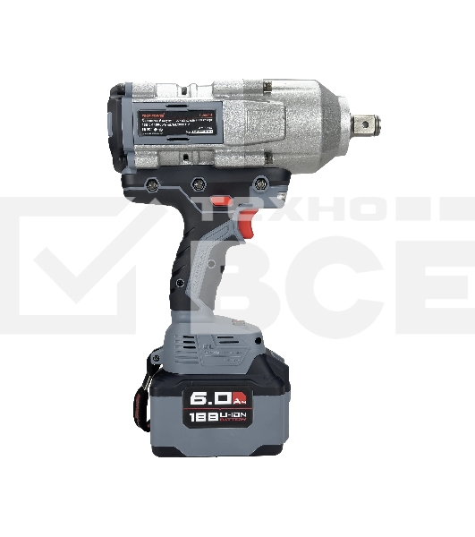 Аккумуляторный гайковерт бесщеточный ударный ProfiPower T-2000N (Li-ion-1шт, 6.0А·ч, 2000Нм, адаптер переходника, З/У, в кейсе)