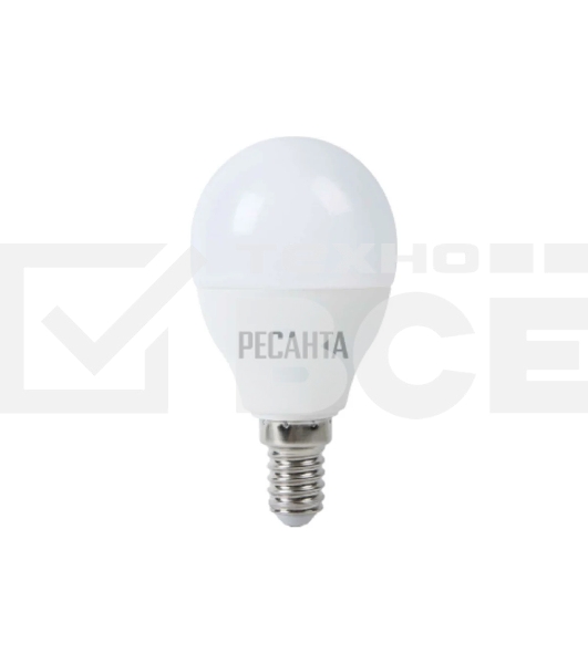 Лампа светодиодная Ресанта LL-R-G45-7W-230-4K-E27 шар
