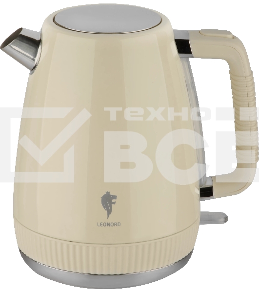 Чайник электрический LEONORD LE-1546 1.7 л, бежевый (111160)