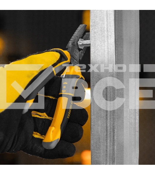 Плоскогубцы комбинированные Denzel 165 мм, трехкомпонентные рукоятки