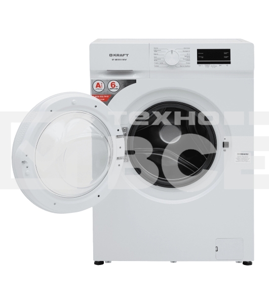 Стиральная машина KRAFT KF-MBDS6108W белый, загрузка фронтальная 6 кг, 1000 об/мин, класс: А+++
