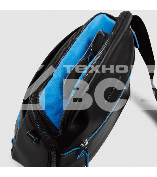 Сумка мужская Piquadro Blue Square CA6900B2/N черная натур.кожа