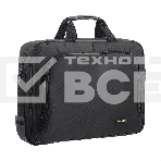 Сумка для ноутбука ExeGate EX264611RUS Office F1596 Black, черная, полиэстер, для ноутбуков до 15.6', фото 1