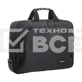 Сумка для ноутбука ExeGate EX264611RUS Office F1596 Black, черная, полиэстер, для ноутбуков до 15.6'