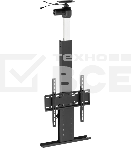 Кронштейн для телевизора Cactus CS-STM-7844 черный, 32'-55' макс. 45 кг, напольный (моторизованный лифт)