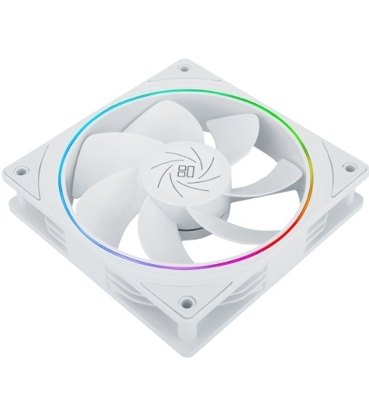 Кулер для корпуса Thermalright TL-S12RW Reverse (120x120x25mm, 4-pin PWM, ARGB, 47.6CFM, 23.2dBA, 1500RPM, White)