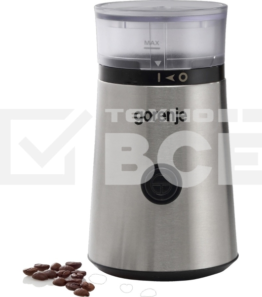 Кофемолка Gorenje SMK150E 150Вт сист.помол.:одинарный нож вместим.:60гр серебристый