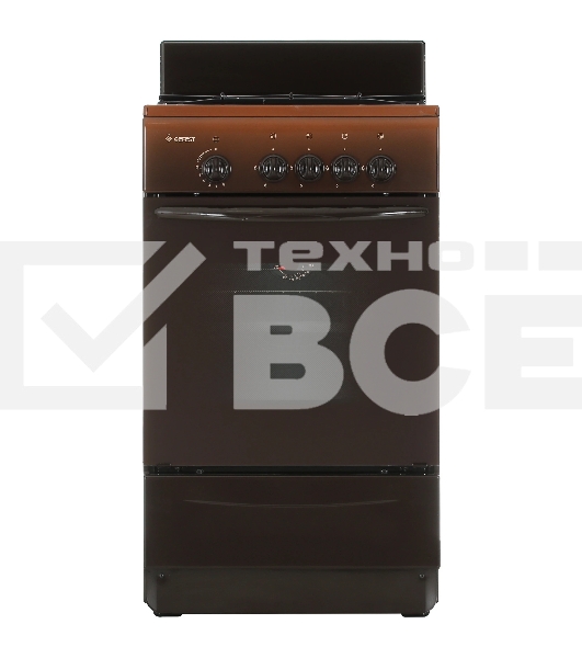 Плита газовая Gefest ПГ 3200-08 К36 коричневый, конфорок 4 шт, духовка 42 л, 50 см x 85 см x 53 см