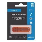 Флешка USB Maxvi P1 orange (FD32GBUSB20C10P1), 32Gb, USB 2.0, R/W 15/5, оранжевый, фото3