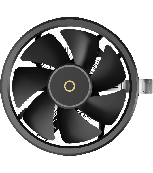 Кулер для процессора CPU Cooler Ocypus Beta A10 BK (75W, 3-pin, 67mm, Al, 1x124mm, 40CFM, 29.5dBA, 2000RPM, S: 1851/1700/115X/1200, AM5/AM4, black)