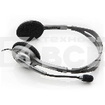 Наушники с микрофоном Logitech Stereo H110 серебристый 1.8м накладные оголовье (981-000459), фото4