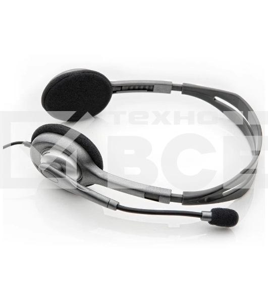 Наушники с микрофоном Logitech Stereo H110 серебристый 1.8м накладные оголовье (981-000459)