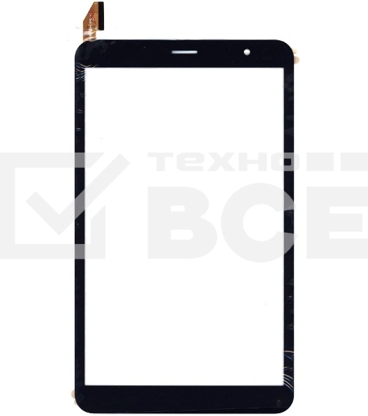 Сенсорное стекло (тачскрин) для Prestigio Grace 3738 3G, черное
