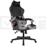 Кресло игровое A4Tech Bloody GC-780 черный, сиденье черный кожзам с подголов. крестов. металл черный, пластик черный, фото 1