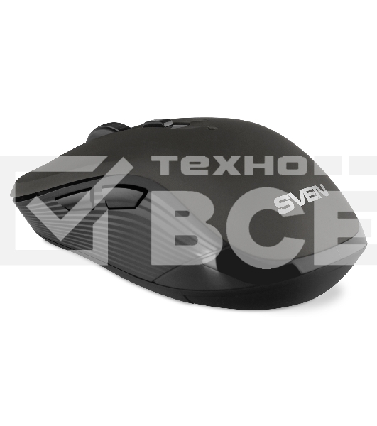Мышь беспроводная SVEN RX-560SW черный, 1600 dpi, радиоканал, USB, кнопки - 6