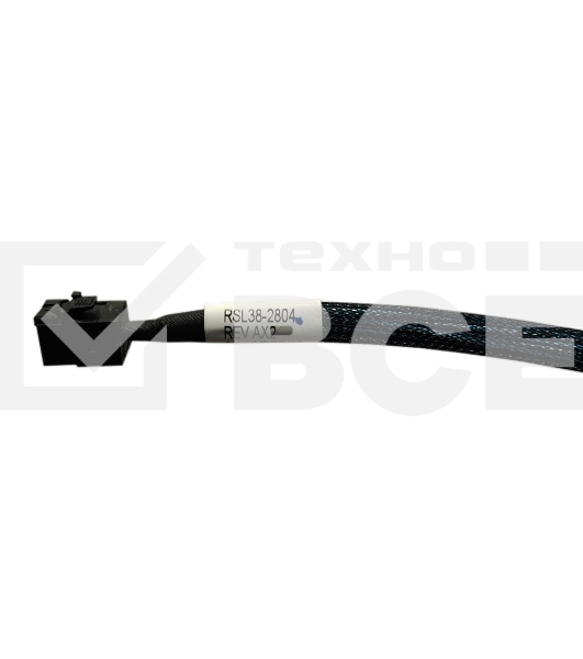 Кабель Amphenol  RSL38-2804  Slimline SASx4 (SFF8654) -to- HD MiniSAS x4 (SFF8643) 80cm