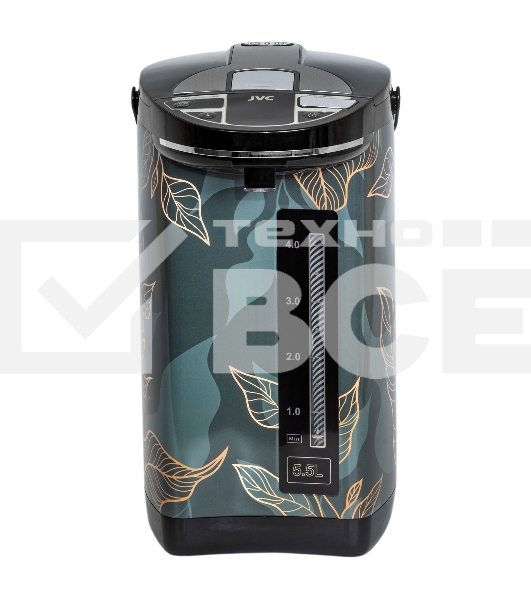 Термопот JVC JK-TP1047 5,5 л, 1450 Вт, темно-зеленый с золотым