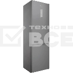 Холодильник Hotpoint HT 6200 S серебристый двухкамерный 240/83л морозилка снизу, No Frost, фото3