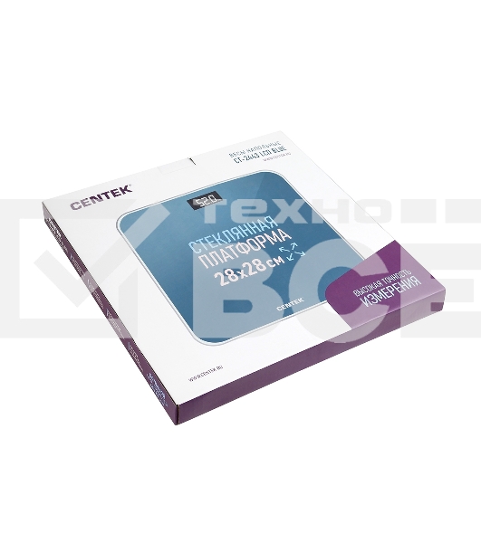 Весы напольные  Centek CT-2443 LCD BLUE