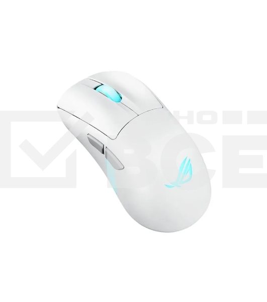 Мышь беспроводная ASUS ROG KERIS II ORIGIN, 54g, Wired, 2.4GHz RF, Bluetooth 5.1, 42K DPI sensor, 5 Prograммable Buttons, White